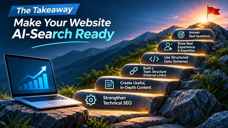 Practical steps to make a website ready for AI search